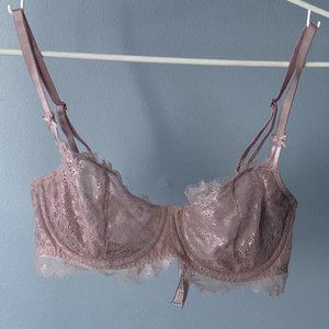 NEW DREAM ANGELS Wicked Unlined Lace Balconette PUSH UP WITHOUT PADDING